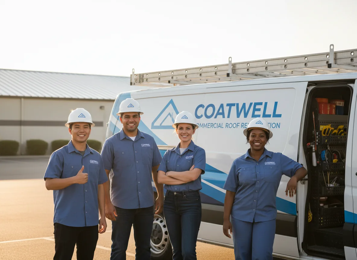Commercial roof coating company in Euclid, MN